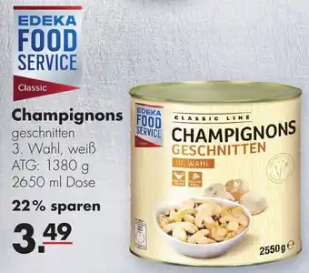 Handelshof Edeka Food Service Champignons 2650 ml Dose Angebot