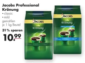 Handelshof Jacobs Professional Krönung 1 kg Beutel Angebot