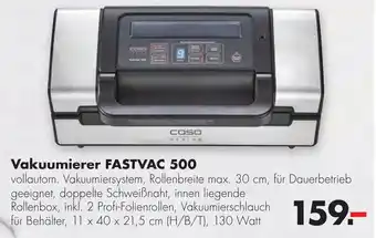 Handelshof Caso Design Vakuumierer Fastvac 500 Angebot