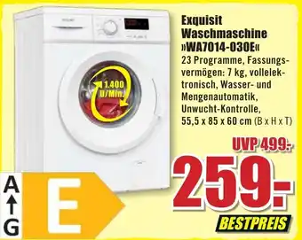 B1 Discount Baumarkt Exquisit Waschmaschine WA7014-030E Angebot