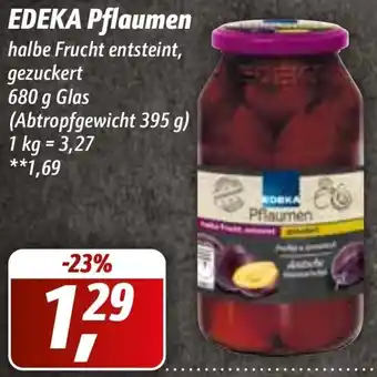 Simmel Edeka Pflaumen 680 g Glas Angebot