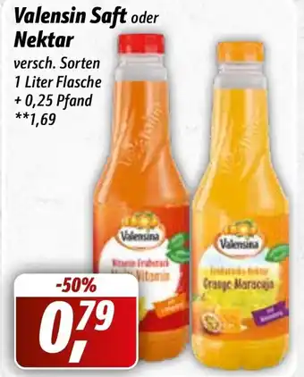 Simmel Valensina Saft oder Nektar 1 Liter Flasche Angebot