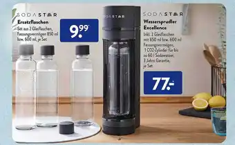 Aldi Süd Sodastar ersatzflaschen oder wassersprudler excellence Angebot