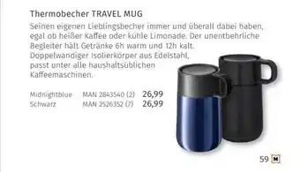 Müller Thermobecher travel mug Angebot