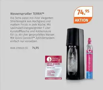 Müller Wassersprudler terra Angebot