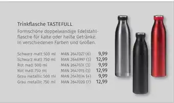 Müller Trinkflasche tastefull Angebot