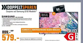 Saturn Samsung gq 43 q 60 b qled display Angebot