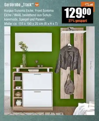 V Baumarkt Garderobe ,,Track" Angebot