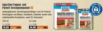 V Baumarkt Aqua Clou Treppen und Parkett Versiegelungslack Angebot