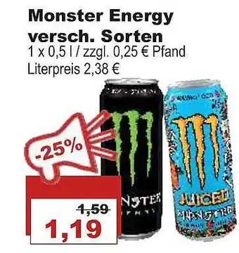 Bilgro Monster energy Angebot