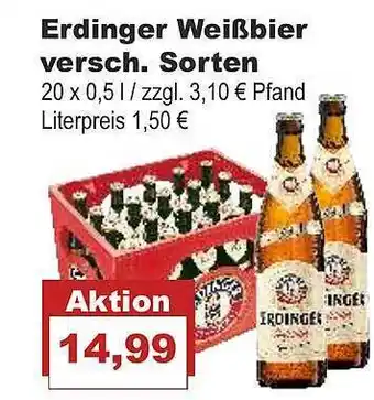 Bilgro Erdinger weißbier Angebot