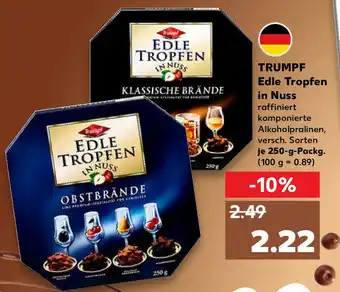 Kaufland Trumpf Edle Tropfen in Nuss 250g Angebot