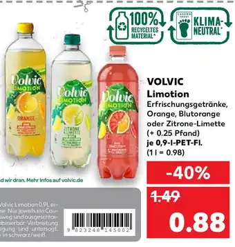 Kaufland Volvic Limotion 0,9L Angebot