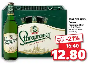 Kaufland Staropramen Prager Premium Bier 20x0,5L Angebot