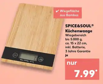 Kaufland Spice & Soul Küchenwaage Angebot