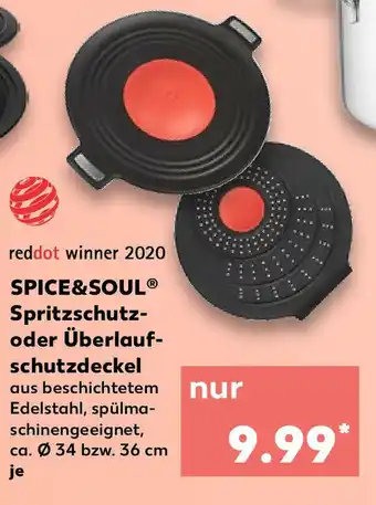 Kaufland Spice&Soul Spritzschutz oder überlaufschutzdeckel Angebot