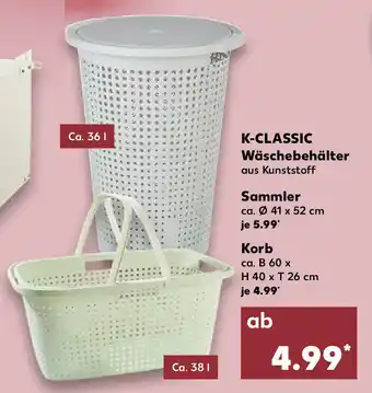 Kaufland K-Classic Wäschebehälter Angebot