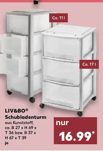 Kaufland Liv&Bo Schubladenturm Angebot