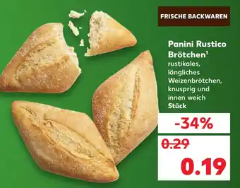 Kaufland Panini Rustico Brötchen Angebot