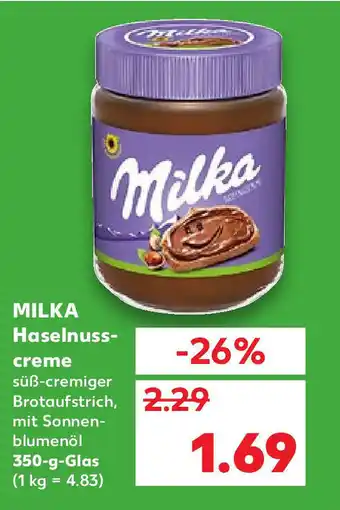 Kaufland Milka Haselnusscreme 350g Angebot