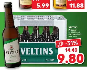 Kaufland Veltins Pilsener 20x0,5L Angebot