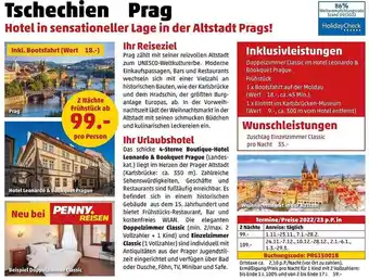 Penny Reisen Tschechien prag Angebot