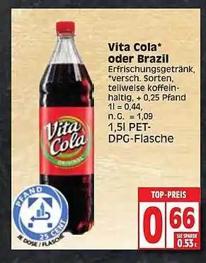 Edeka Vita cola oder brazil Angebot