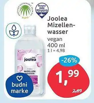 Budni Joolea mizellen-wasser Angebot