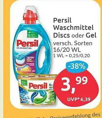 Budni Persil waschmittel discs oder gel Angebot