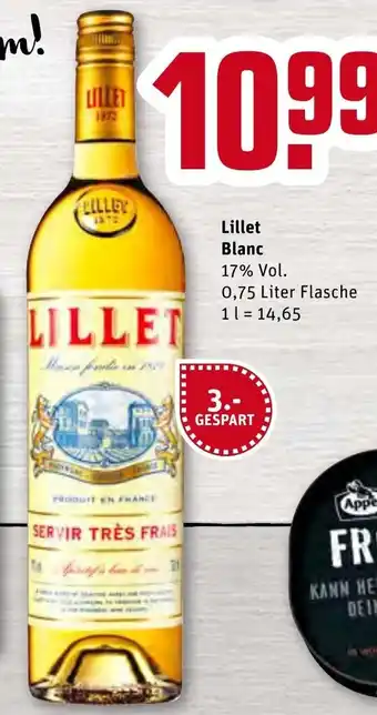 REWE Lillet Blanc 0,75 L Angebot