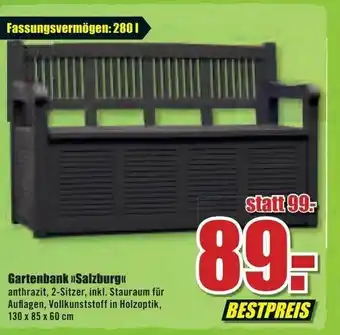 B1 Discount Baumarkt Gartenbank Salzburg Angebot