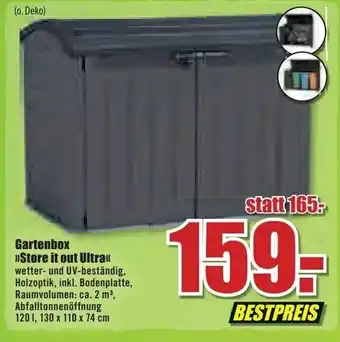 B1 Discount Baumarkt Gartenbox ,,Store it out Ultra" Angebot