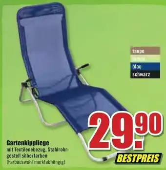 B1 Discount Baumarkt Gartenkippliege Angebot