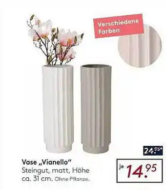 Möbel Rieger Vase „vianello“ Angebot