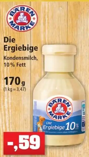 Thomas Philipps Bärenmarke Die Ergiebige Kondensmilch 170 g Angebot