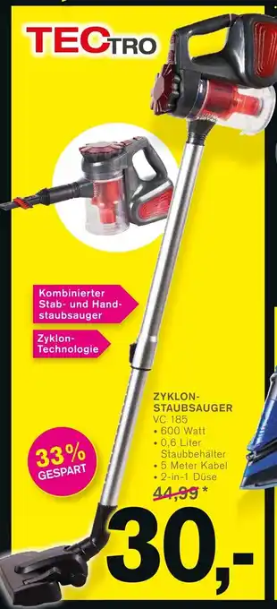 KODi TecTro Zyklon Staubsauger VC 185 Angebot