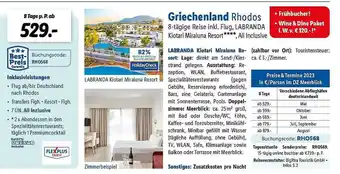 Lidl Reisen Griechenland rhodos Angebot