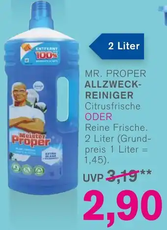 KODi Mr. Proper Allzweckreiniger 2 Liter Angebot