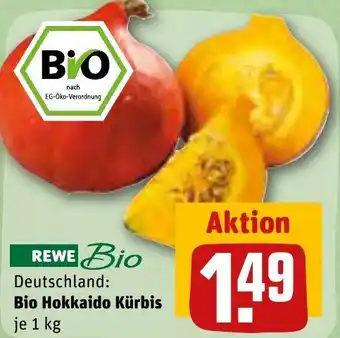 REWE Bio Hokkaido Kürbis 1 kg Angebot