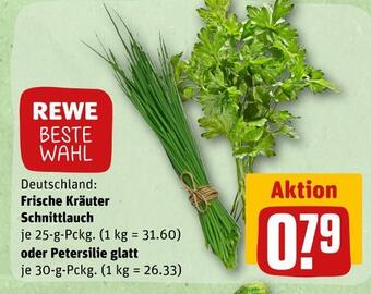 REWE Rewe beste wahl frische kräuter schnittlauch oder petersilie glatt Angebot