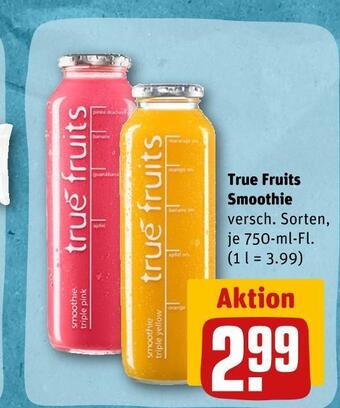 REWE True fruits smoothie Angebot