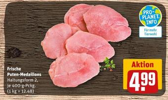 REWE Frische puten-medaillons Angebot