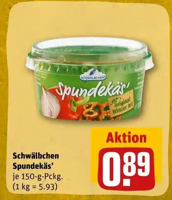 REWE Schwälbchen spundekäs Angebot