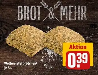 REWE Brot & mehr weltmeisterbrötchen Angebot