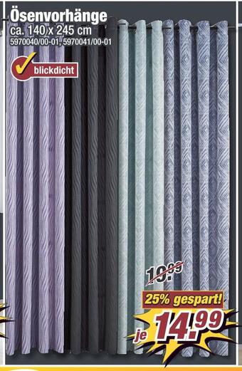 Poco Ösenvorhänge Angebot