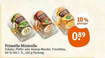 tegut Primello Minirolle 100g Angebot