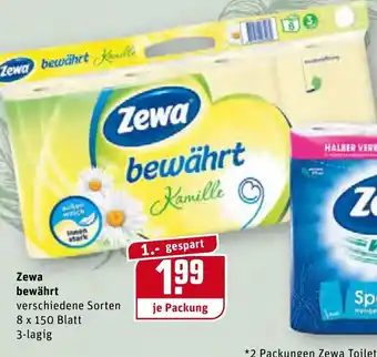 REWE Zewa bewährt Angebot