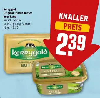 REWE Kerrygold Original Irische Butter oder Extra 250 g Pckg./Becher Angebot