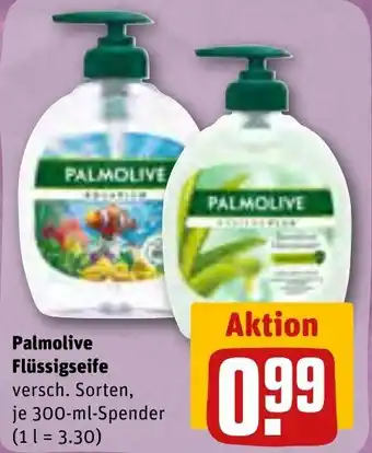 REWE Palmolive Flüssigseife 300 ml Spender Angebot