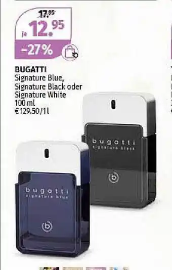 Müller Bugatti signature blue, signature black oder signature white Angebot